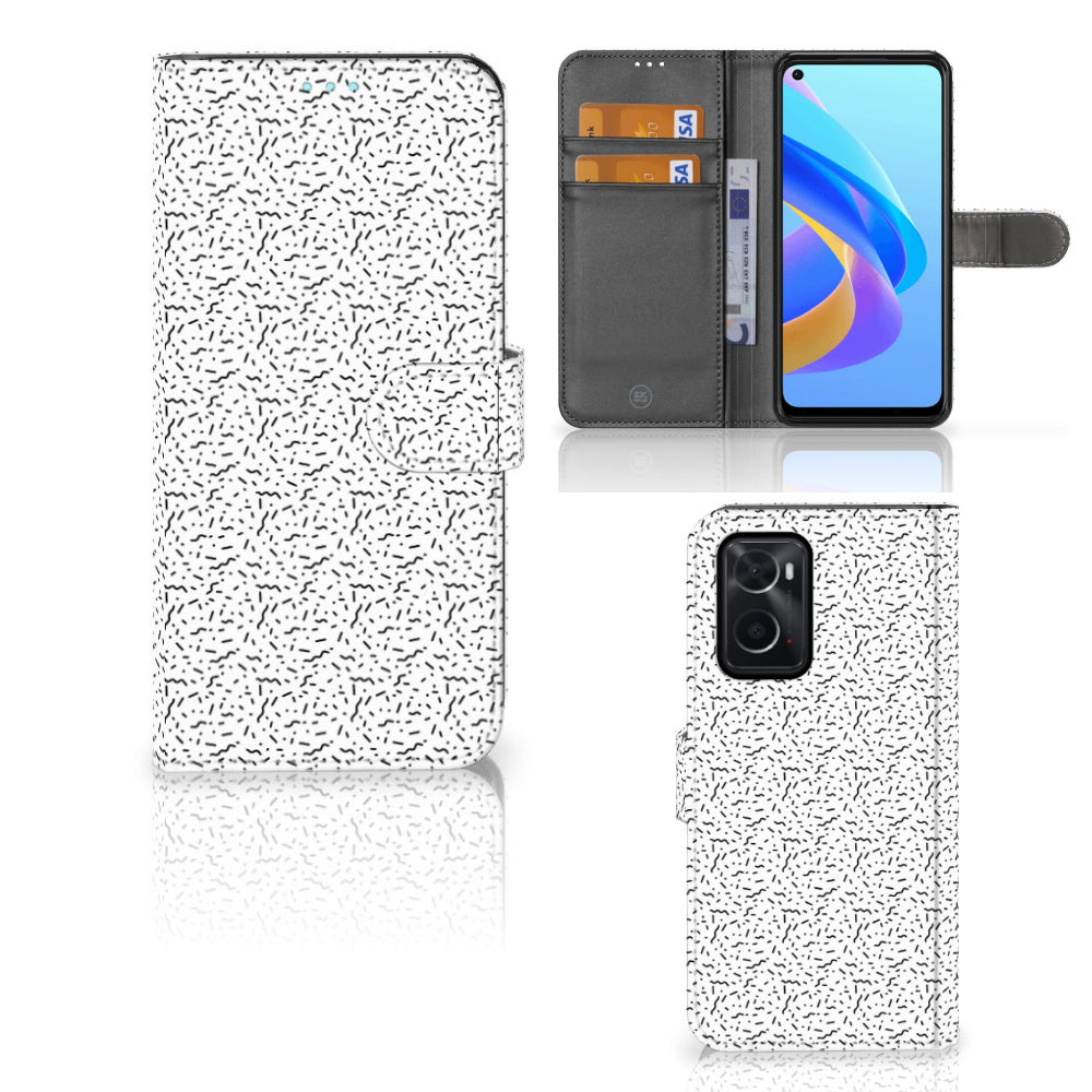 OPPO A76 | A96 Telefoon Hoesje Stripes Dots