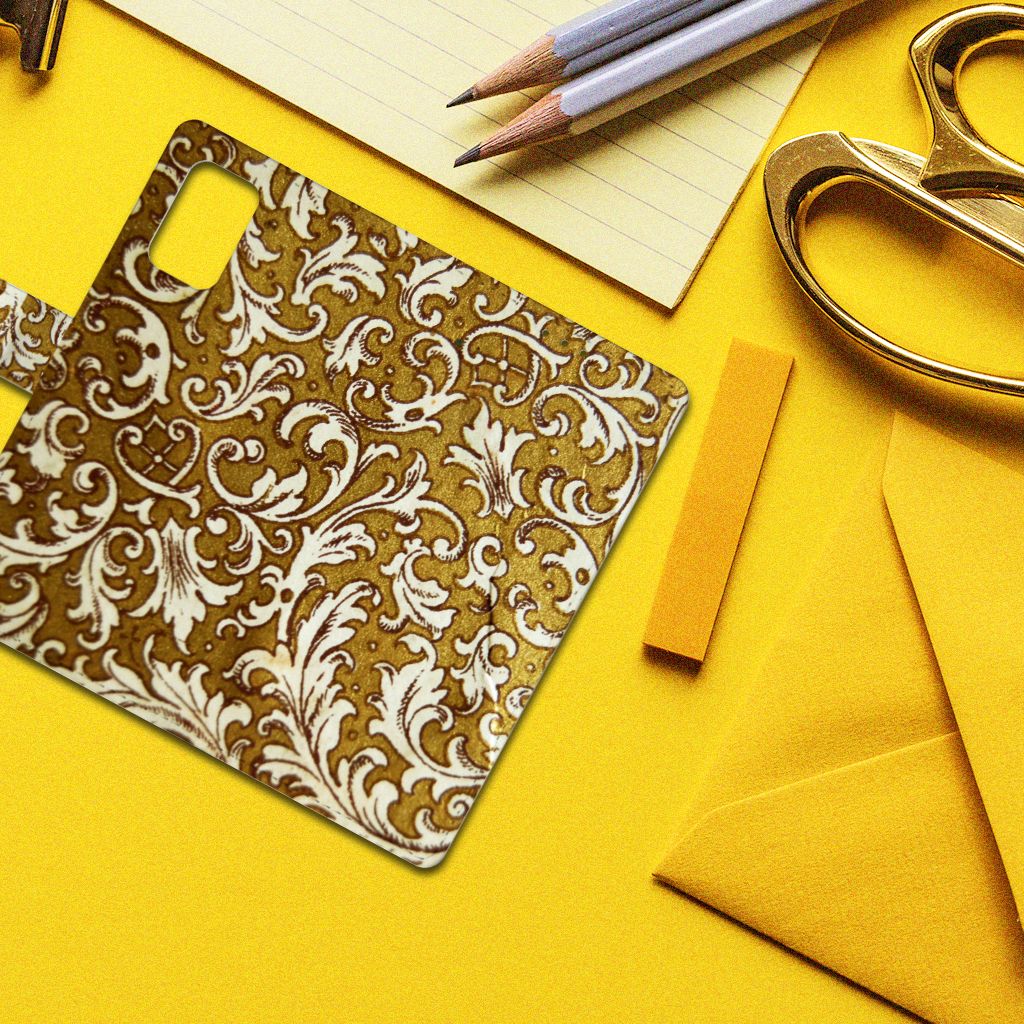 Wallet Case Samsung Galaxy A02s | M02s Barok Goud