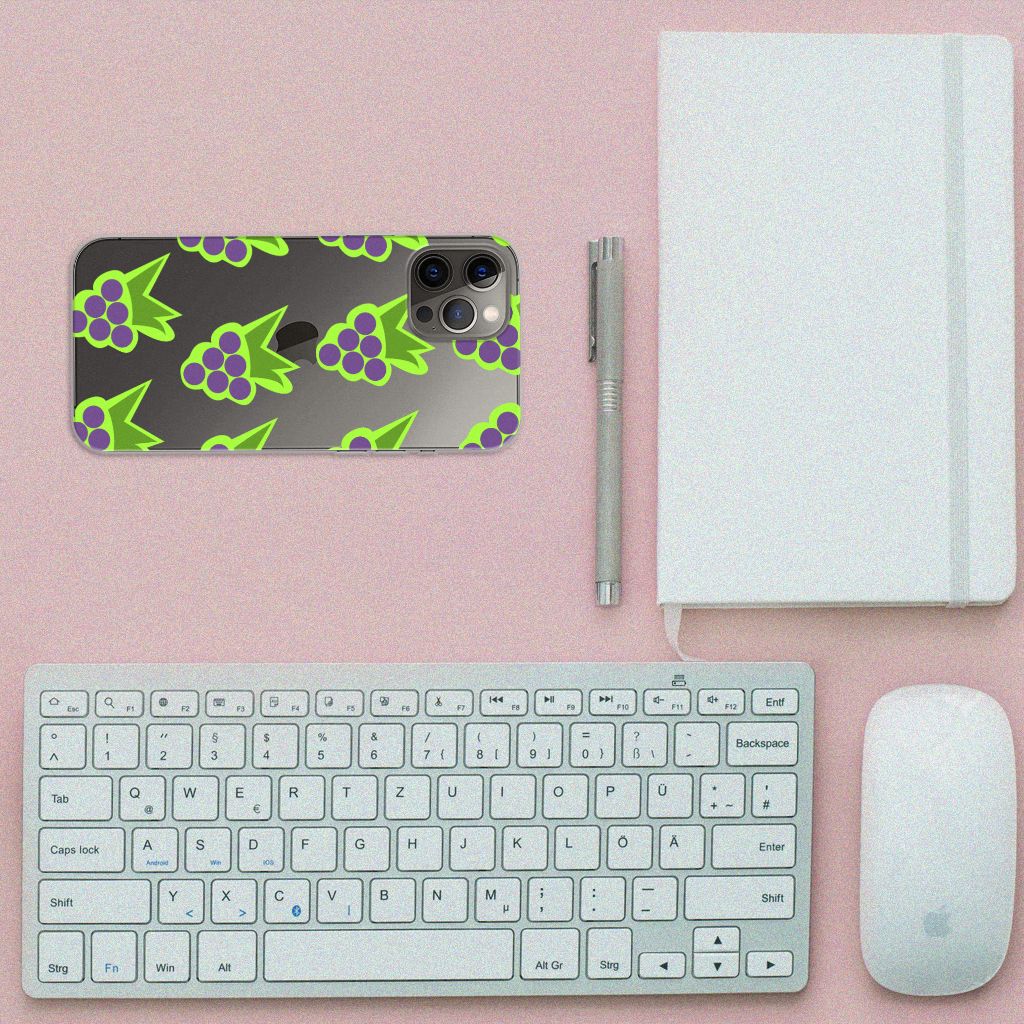 iPhone 12 Pro Max Siliconen Case Druiven B2C Telecom