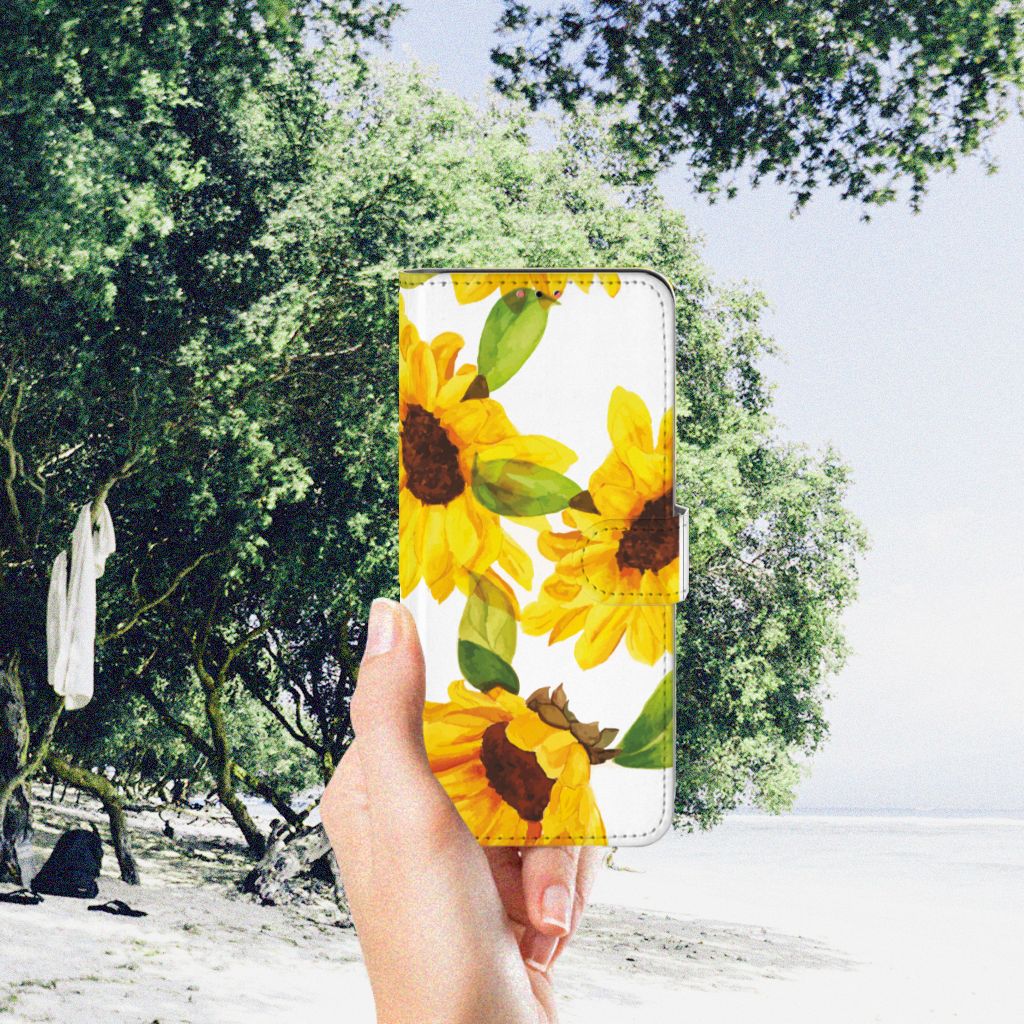 Hoesje voor Samsung Galaxy A13 (4G) Zonnebloemen