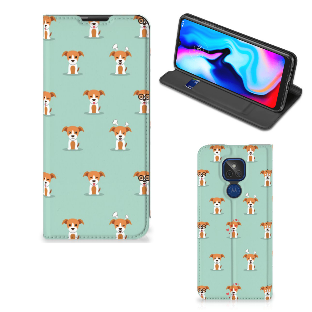 Motorola Moto G9 Play Hoesje maken Pups - B2C Telecom