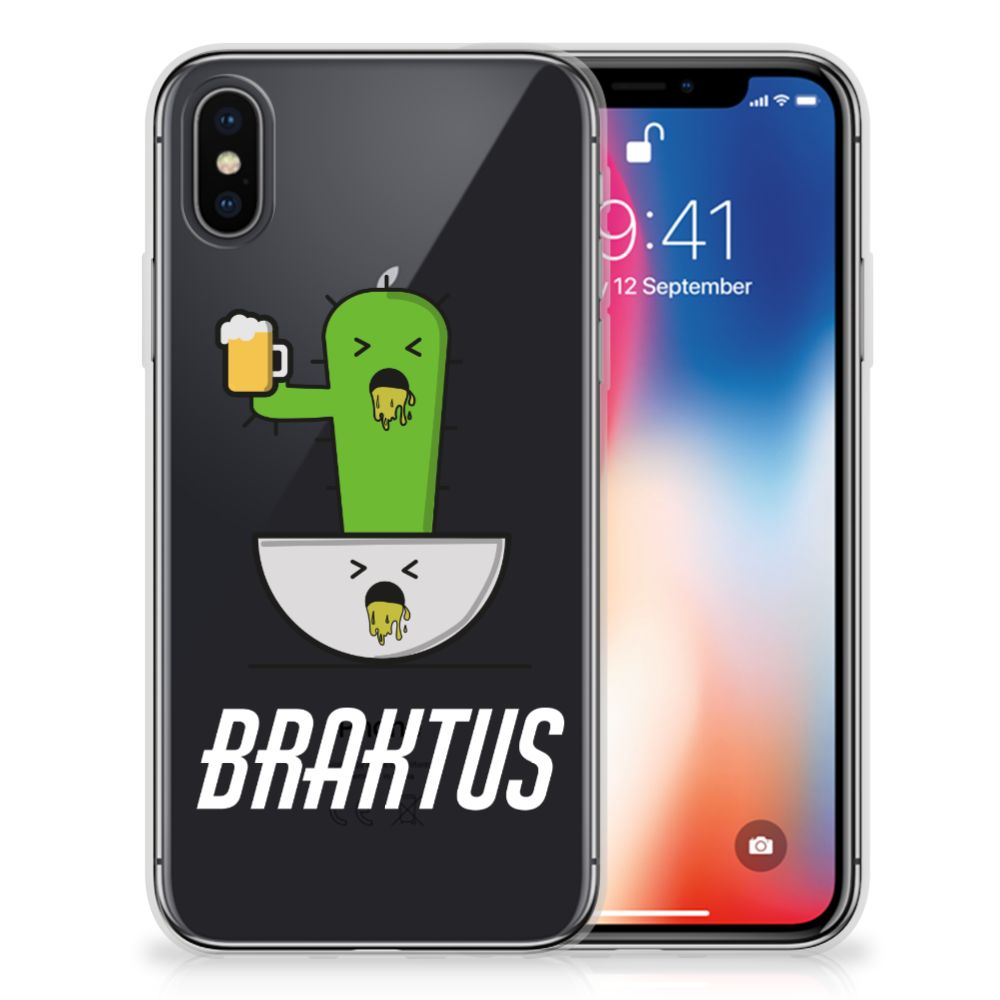 Apple iPhone X | Xs Telefoonhoesje met Naam Braktus