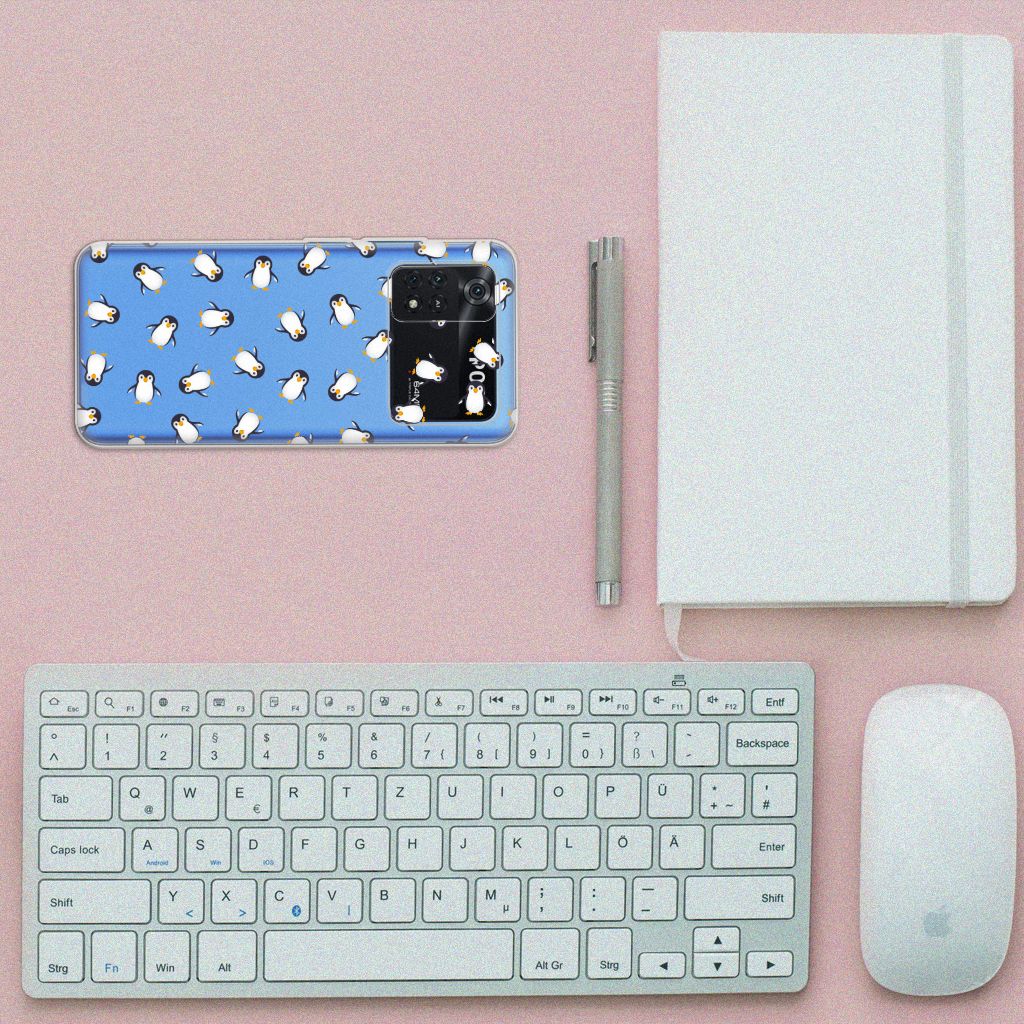 TPU bumper voor Xiaomi Poco M4 Pro 4G Pinguïn B2C Telecom