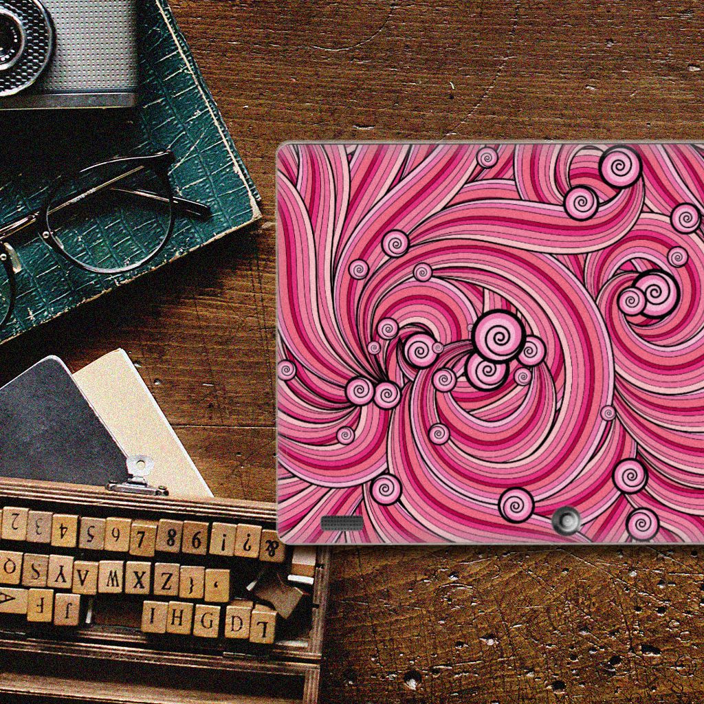 Lenovo Tab 10 | Tab 2 A10-30 Tablethoes Swirl Pink
