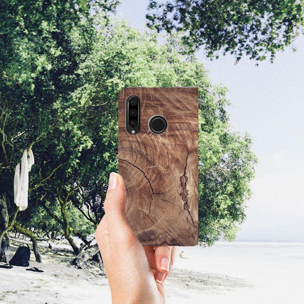 Huawei P30 Lite New Edition Book Wallet Case Tree Trunk