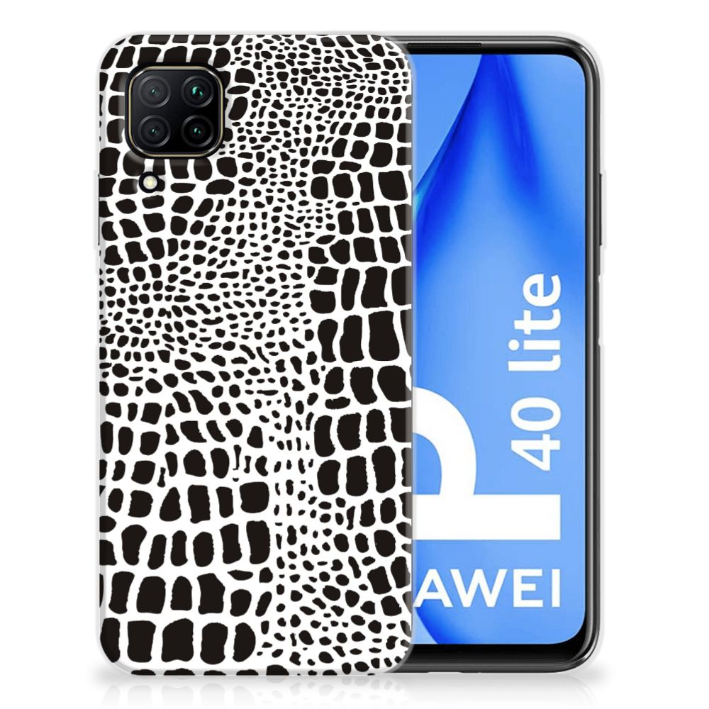 Huawei P40 Lite TPU Hoesje Slangenprint