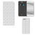 Huawei P10 Plus Hoesje met Magneet Stripes Dots