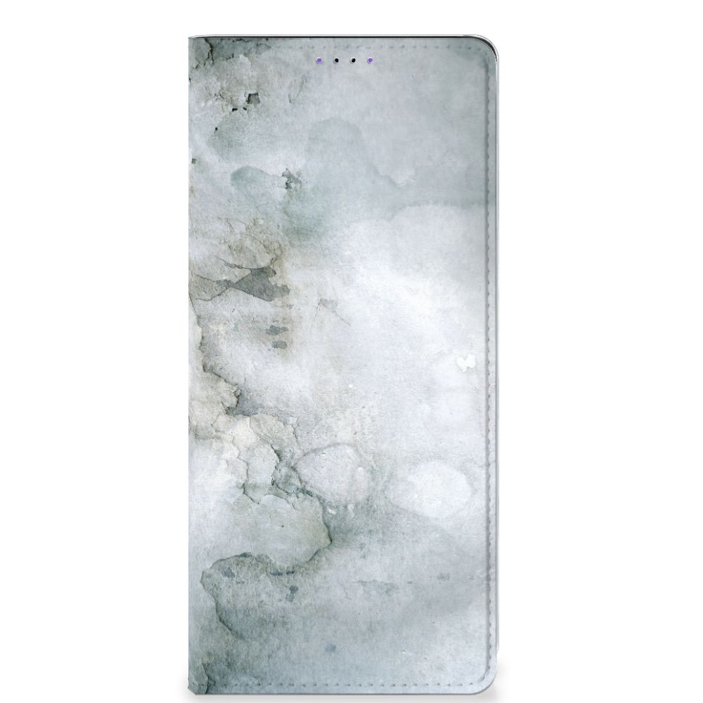 Bookcase Samsung Galaxy A22 5G Painting Grey - B2C Telecom