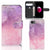 Hoesje iPhone 7 | 8 | SE (2020) | SE (2022) Pink Purple Paint