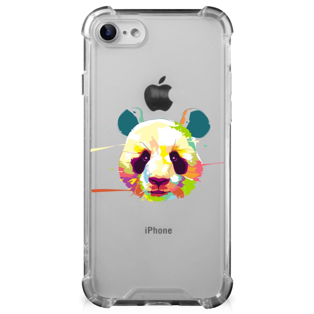 iPhone SE 2022/2020 | iPhone 8/7 Stevig Bumper Hoesje Panda Color
