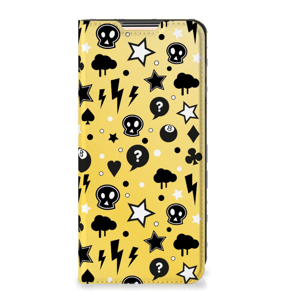 Mobiel BookCase Xiaomi Redmi Note 10/10T 5G | Poco M3 Pro Punk Geel - B2C Telecom