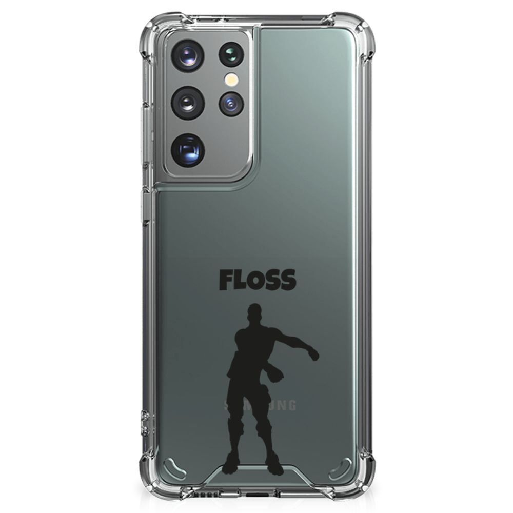Samsung Galaxy S21 Ultra Stevig Bumper Hoesje Floss B2C Telecom