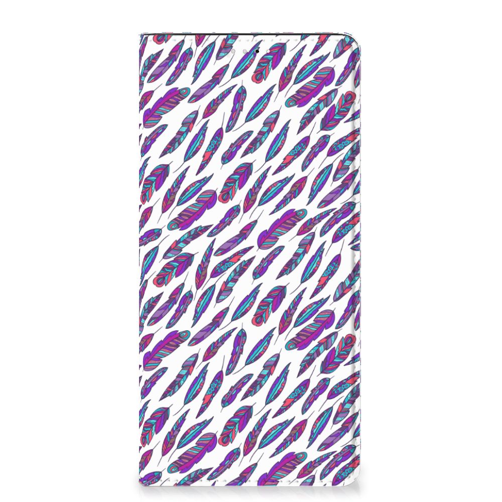 Samsung Galaxy A33 5G Hoesje met Magneet Feathers Color - B2C Telecom