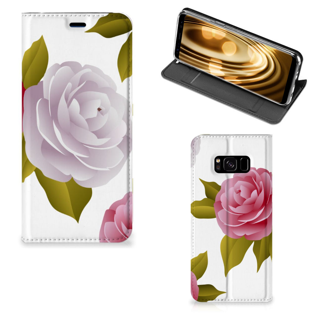 Samsung Galaxy S8 Smart Cover Roses