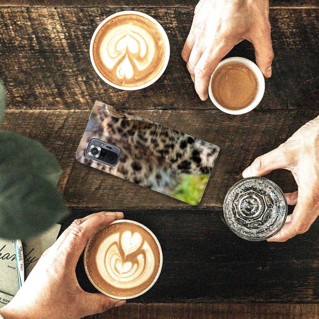 Xiaomi Redmi Note 10 Pro Hoesje maken Baby Luipaard - B2C Telecom