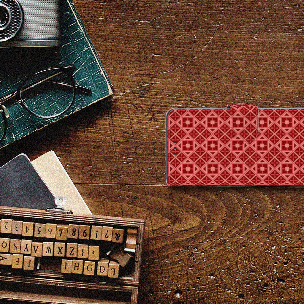 Xiaomi Mi 9 SE Telefoon Hoesje Batik Rood