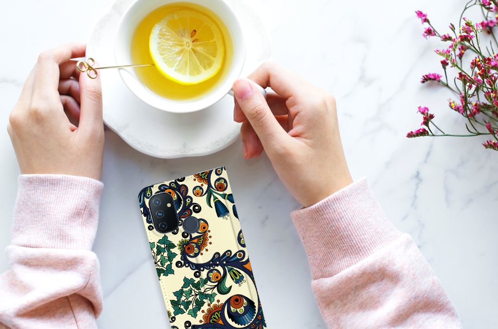 Telefoon Hoesje OnePlus Nord N100 Barok Flower - B2C Telecom