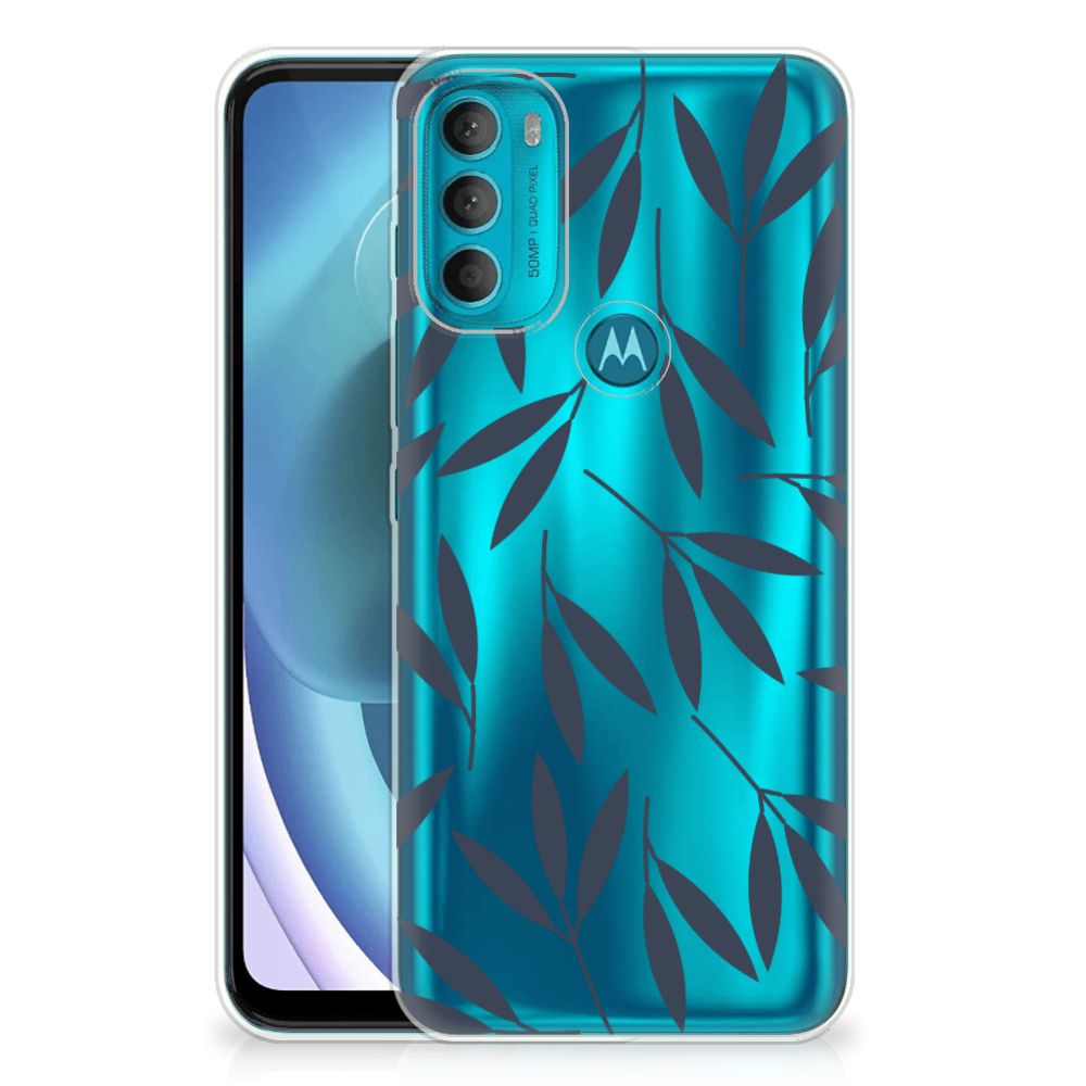 Motorola Moto G71 5G TPU Case Leaves Blue