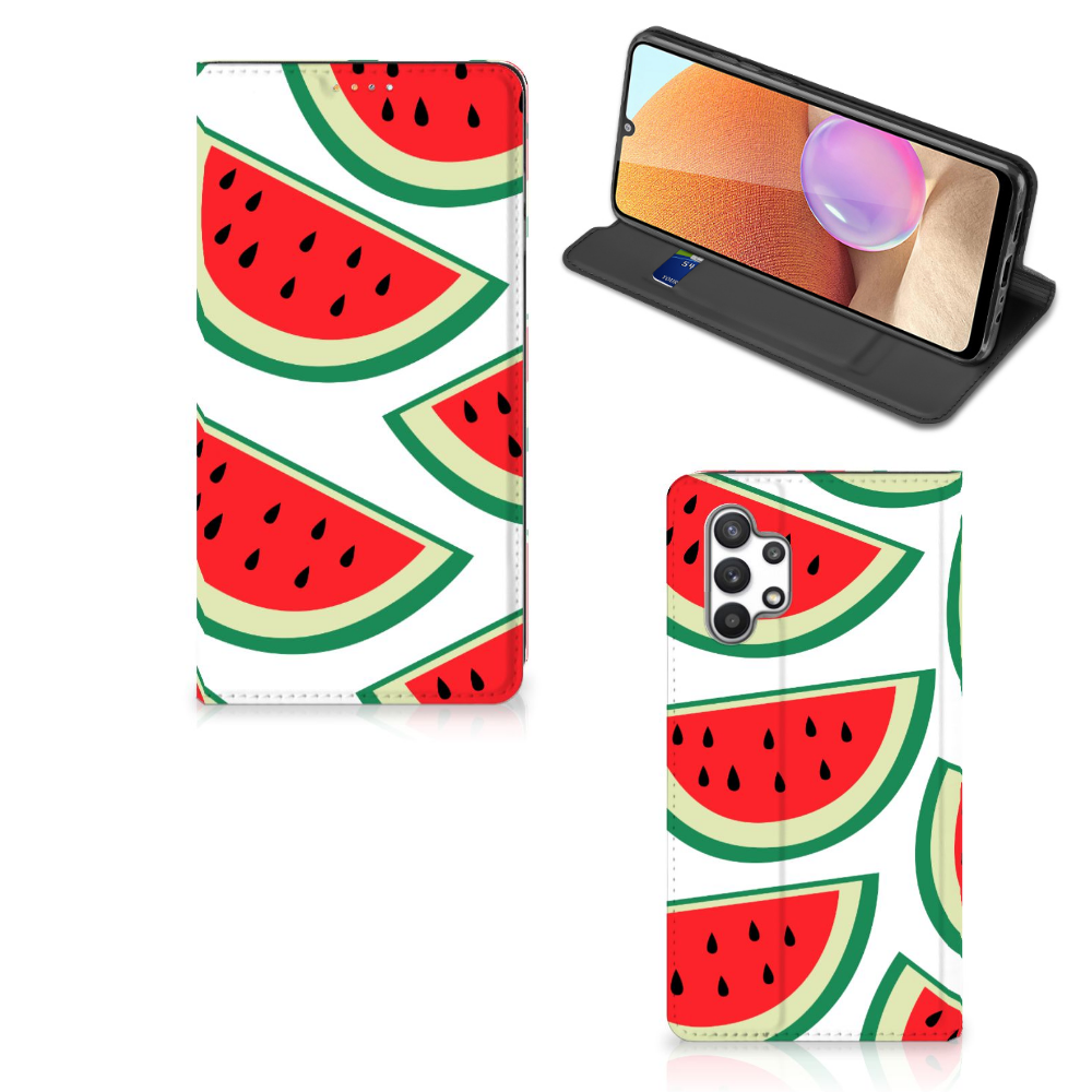 Samsung Galaxy A32 4G | A32 5G Enterprise Editie Flip Style Cover Watermelons - B2C Telecom