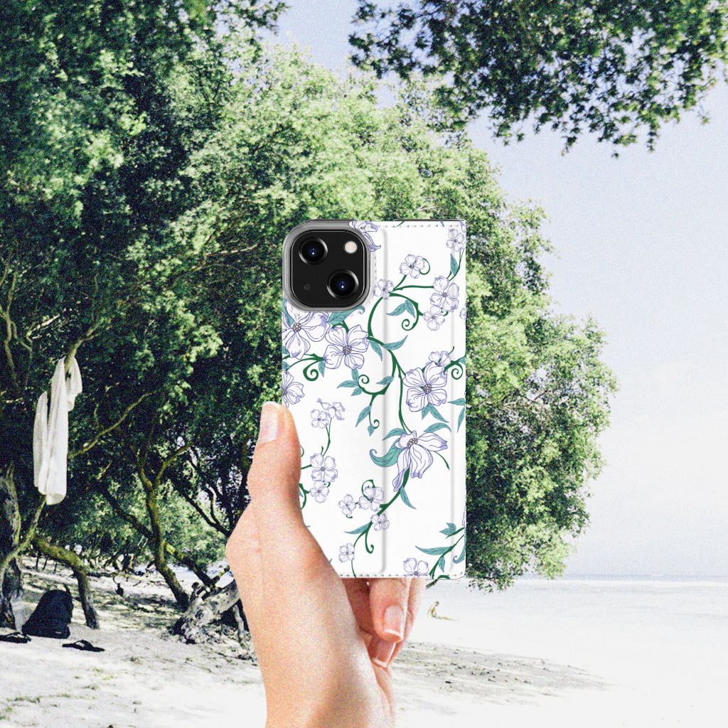 iPhone 14 Uniek Smart Cover Blossom White - B2C Telecom