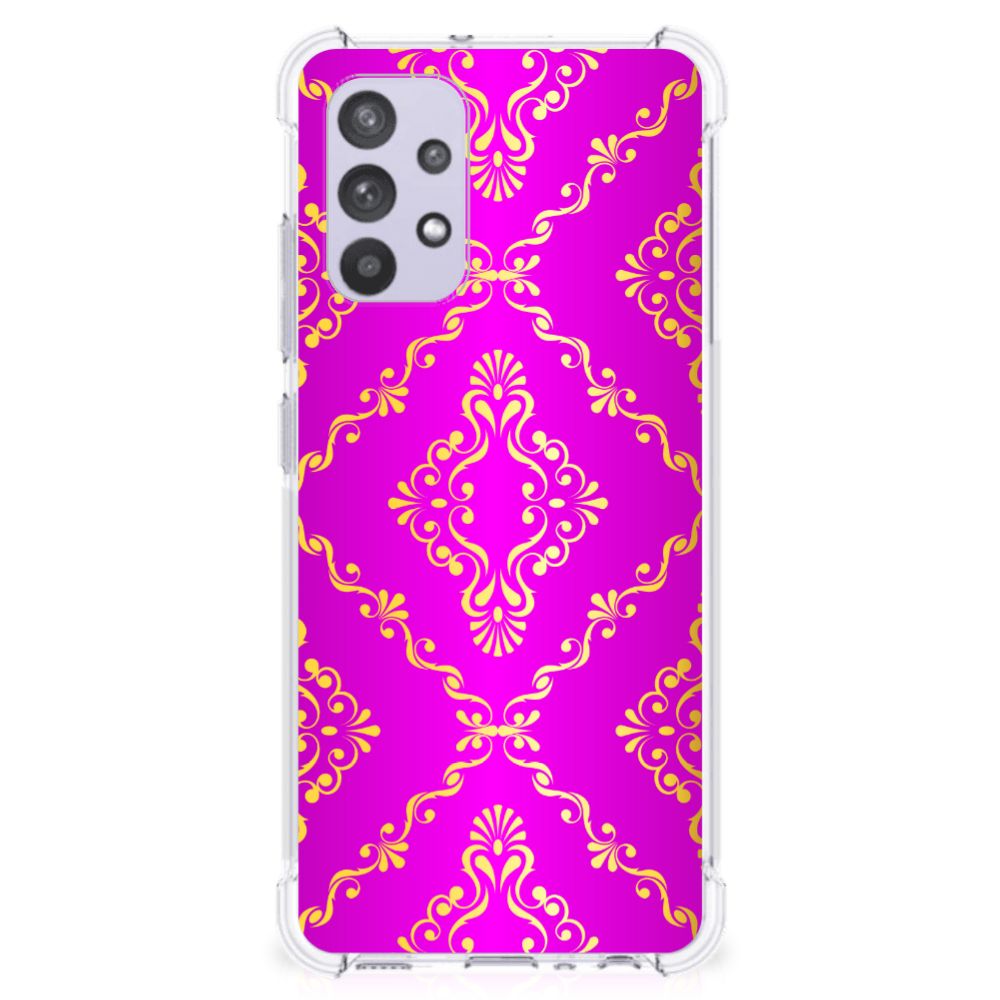 Anti Shock Case Samsung Galaxy A32 4G | A32 5G Enterprise Editie Barok Roze B2C Telecom