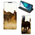 Samsung Galaxy S20 FE Hoesje maken Design Cowboy met paardenprint en cowboy in de achtergrond.