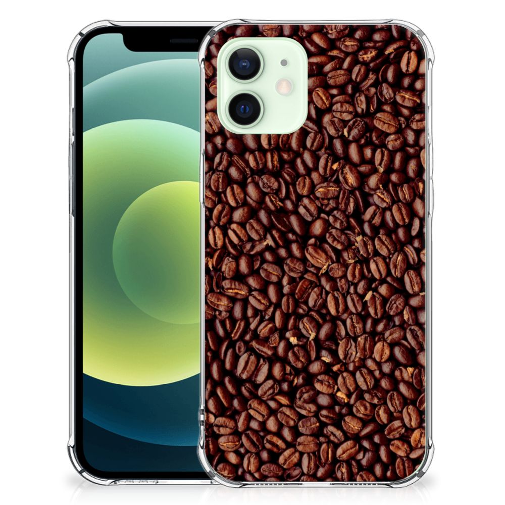 iPhone 12 Mini Beschermhoes Koffiebonen B2C Telecom