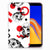 Silicone Back Case Samsung Galaxy J4 Plus (2018) Skull Red