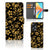 OPPO A58 4G Hoesje Gouden Bloemen