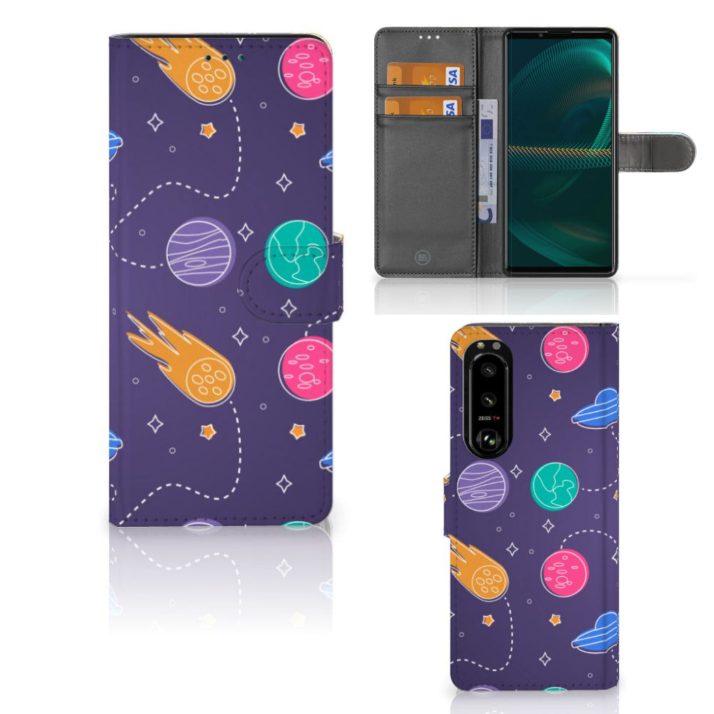 Sony Xperia 5III Wallet Case met Pasjes Space