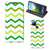 Motorola Moto G9 Power Hoesje met Magneet Zigzag Groen - B2C Telecom