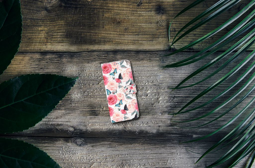 Xiaomi Redmi 10 Hoesje Butterfly Roses