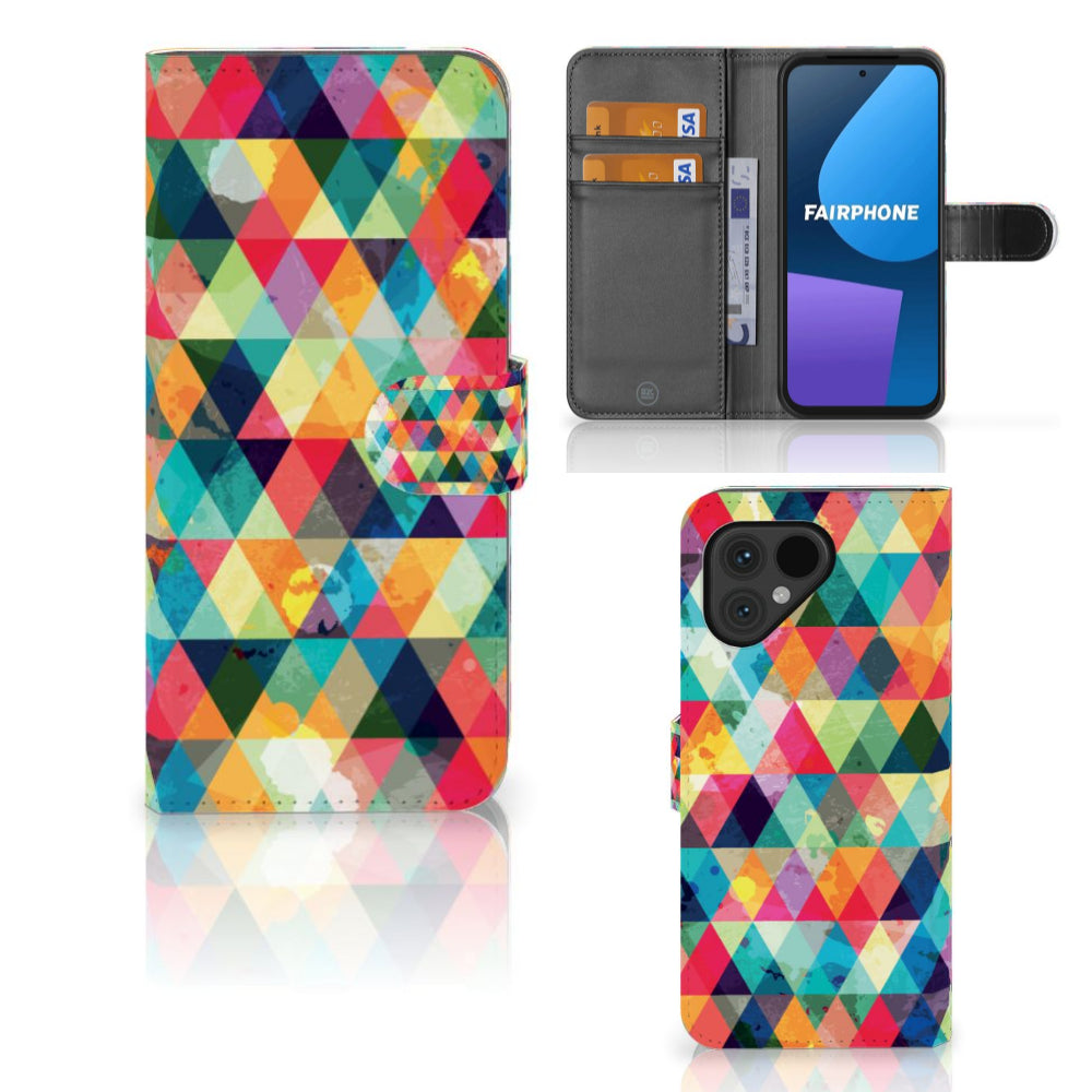 Fairphone 5 Telefoon Hoesje Geruit