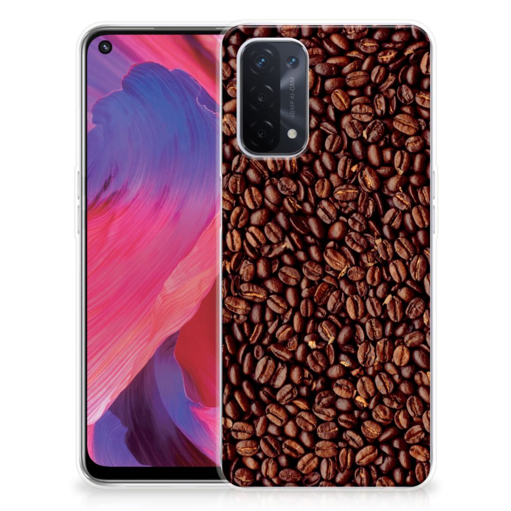 OPPO A93 5G Siliconen Case Koffiebonen