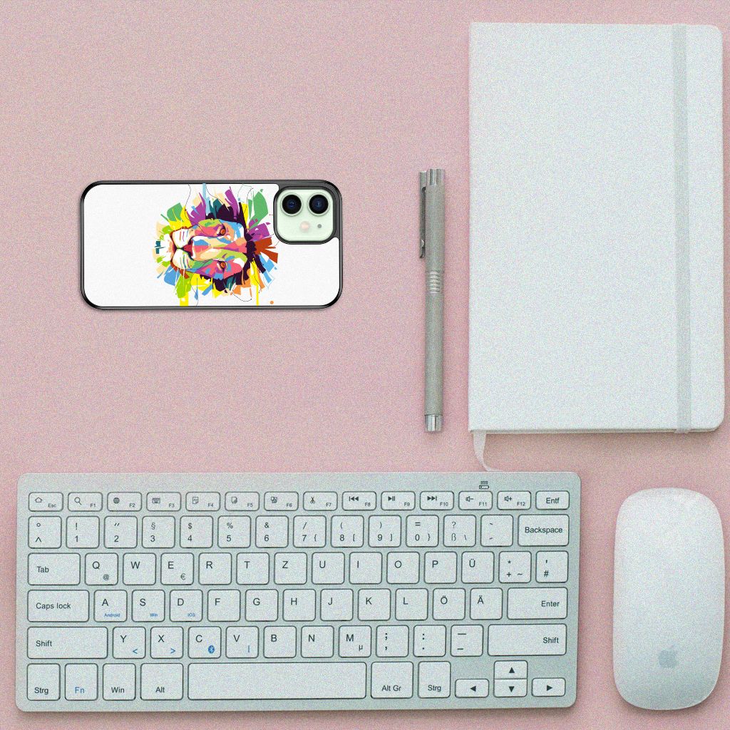 iPhone 12 Mini Bumper Hoesje Lion Color B2C Telecom