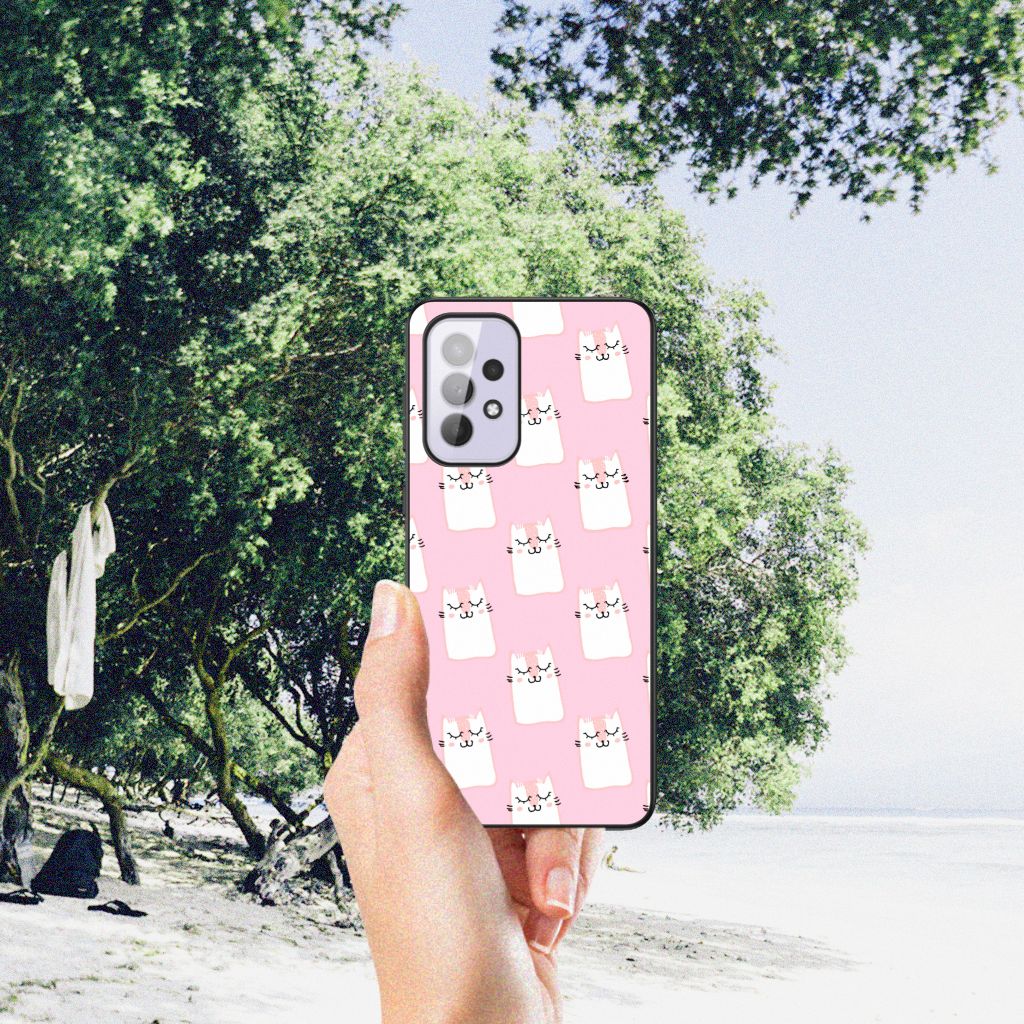 Samsung Galaxy A33 5G Dierenprint Telefoonhoesje Sleeping Cats B2C Telecom