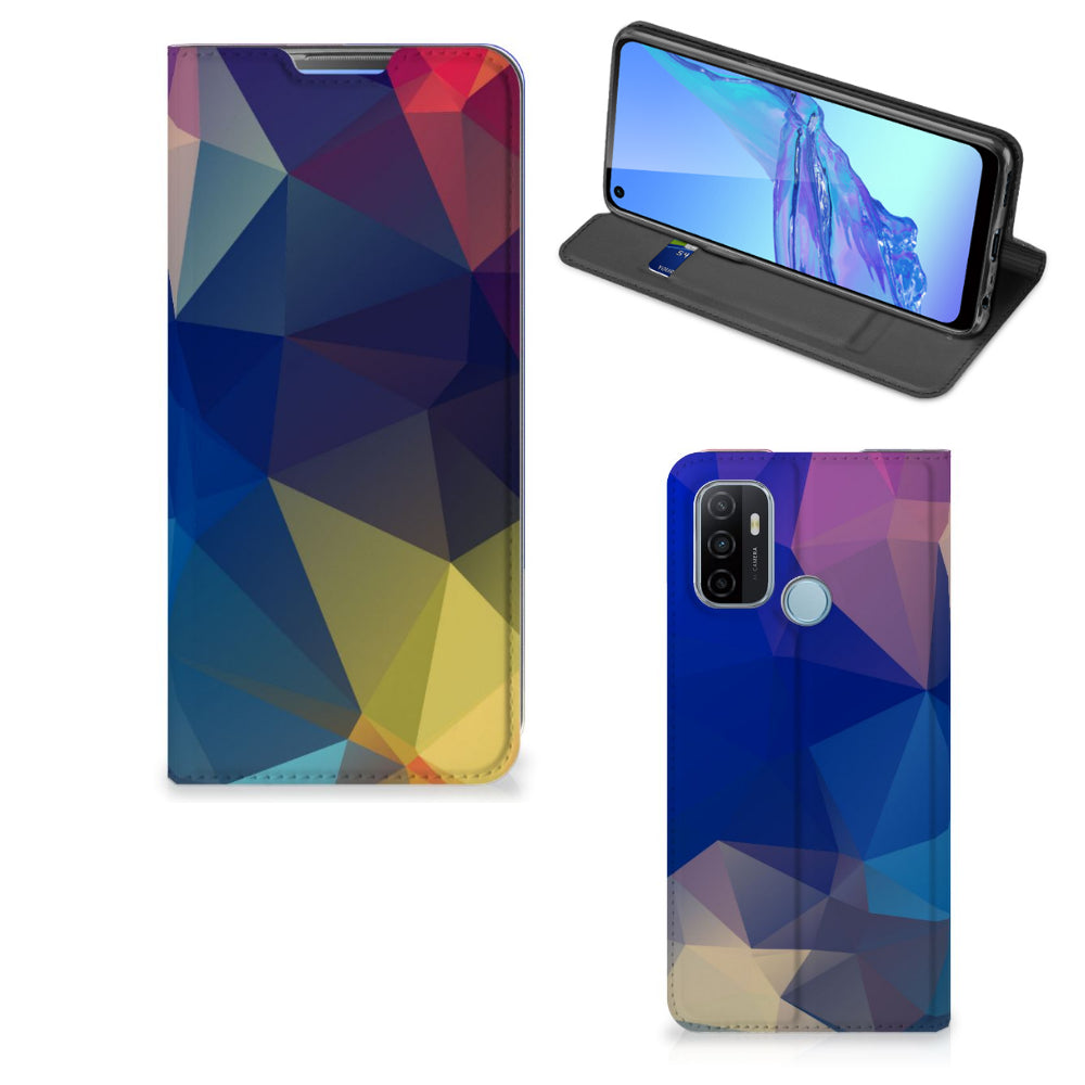 OPPO A53 | A53s Stand Case Polygon Dark