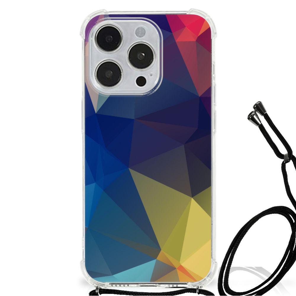 iPhone 14 Pro Shockproof Case Polygon Dark B2C Telecom