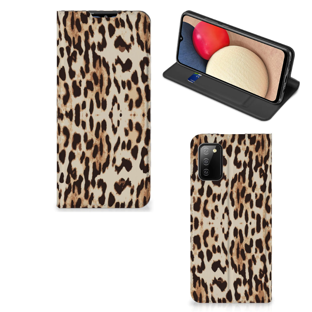 Samsung Galaxy M02s | A02s Hoesje maken Leopard