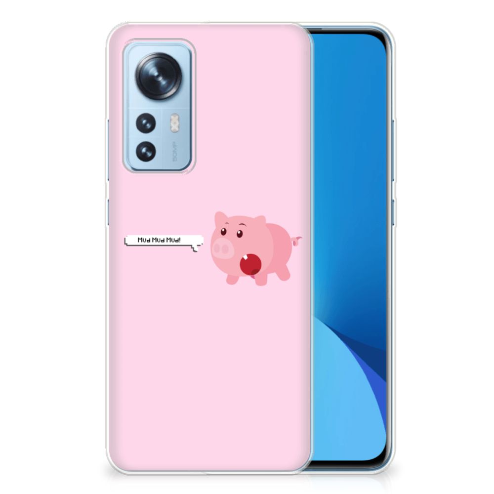 Xiaomi 12 | 12X Telefoonhoesje met Naam Pig Mud B2C Telecom