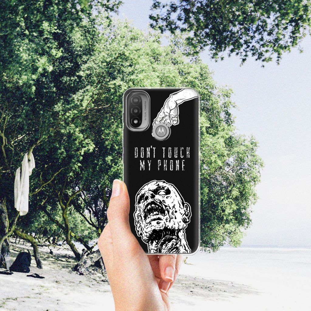 Silicone-hoesje Motorola Moto E20 | E40 Zombie B2C Telecom