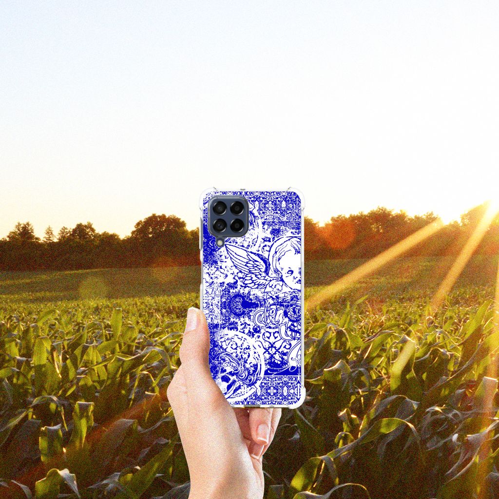 Extreme Case Samsung Galaxy M53 Angel Skull Blauw B2C Telecom