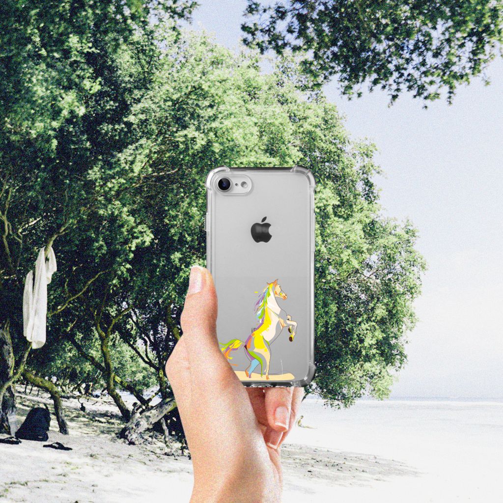 iPhone SE 2022/2020 | iPhone 8/7 Stevig Bumper Hoesje Horse Color B2C Telecom