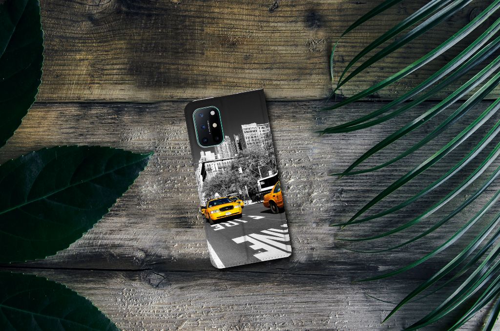 OnePlus 8T Book Cover New York Taxi - B2C Telecom