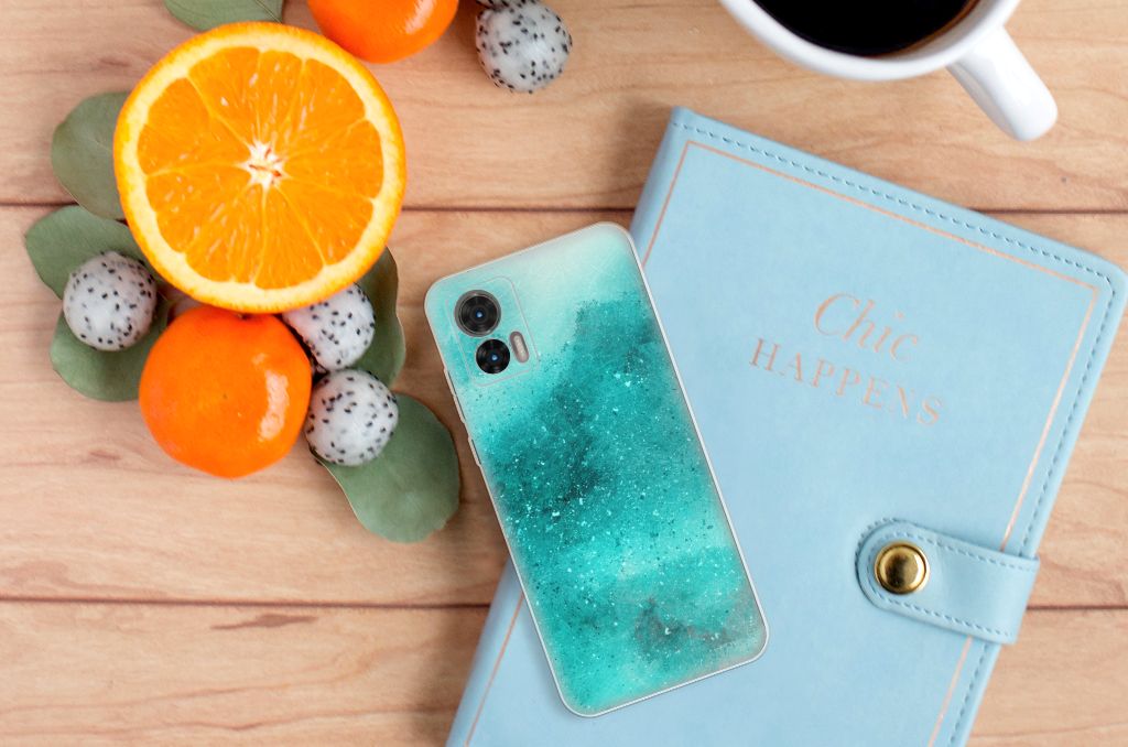 Hoesje maken Motorola Edge 30 Neo Painting Blue B2C Telecom