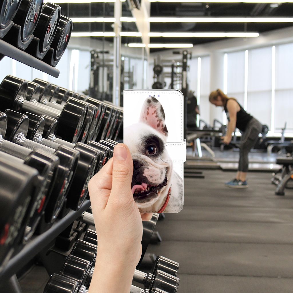 Samsung Galaxy S20 Telefoonhoesje met Pasjes Franse Bulldog