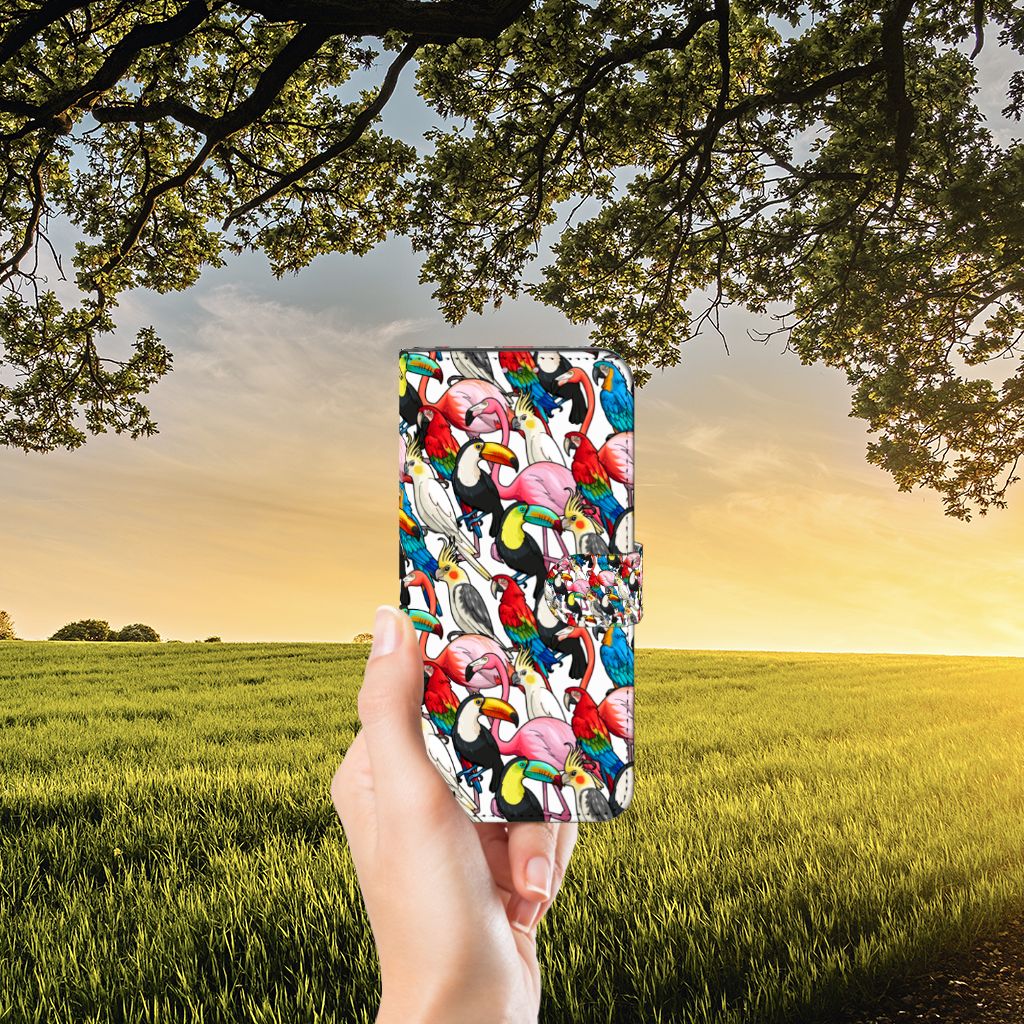 Xiaomi Redmi Note 11 Pro 5G/4G Telefoonhoesje met Pasjes Birds