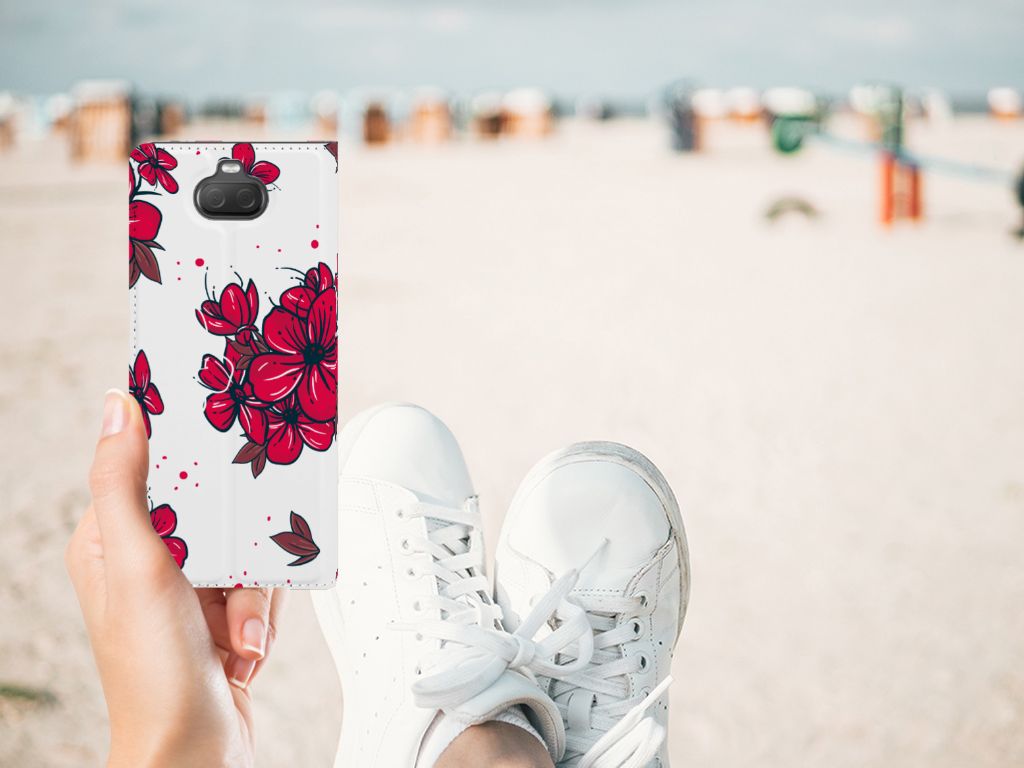 Sony Xperia 10 Smart Cover Blossom Red