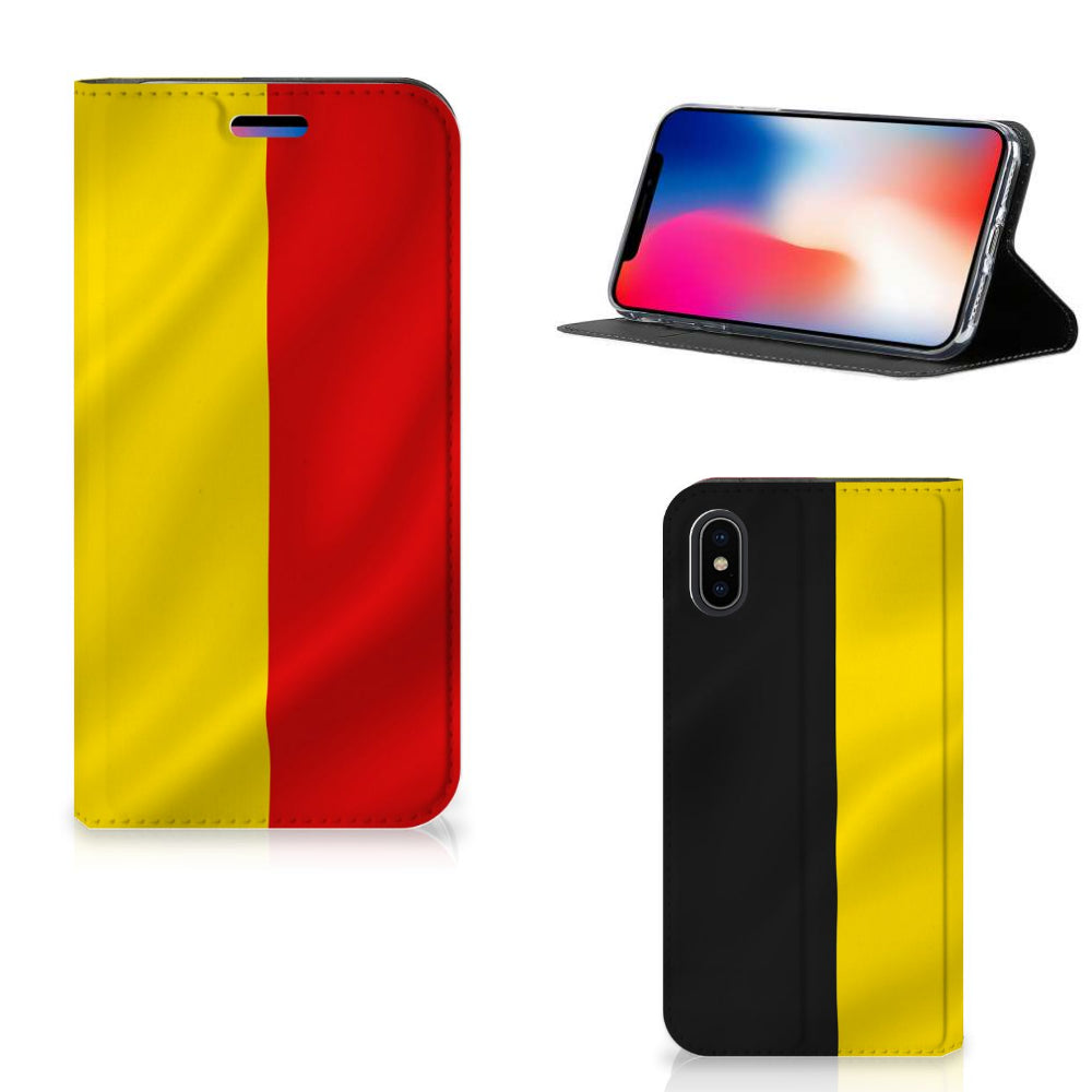 Apple iPhone X | Xs Standcase Belgische Vlag