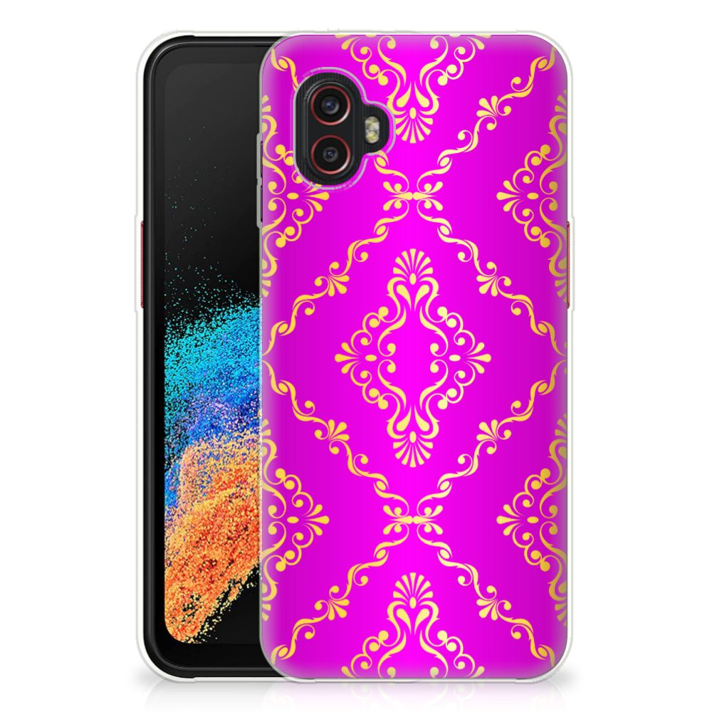 Siliconen Hoesje Samsung Galaxy Xcover 6 Pro Barok Roze B2C Telecom